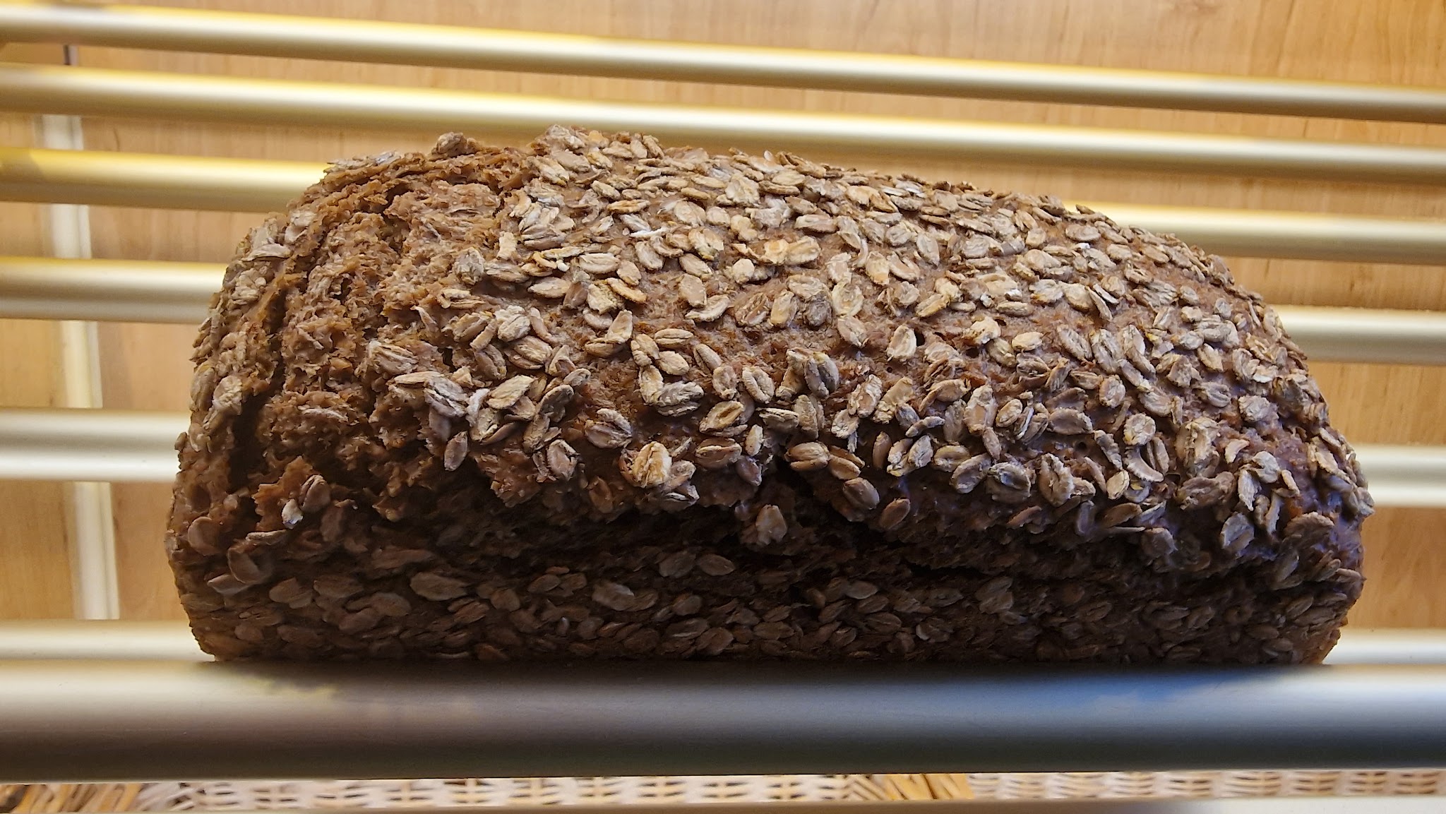 Haferbrot aus der Nähe